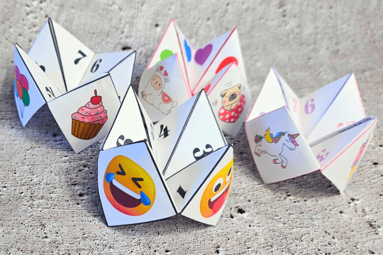 9 CUTE Cootie Catchers (FREE Printable)