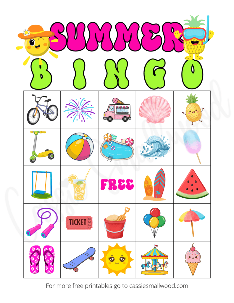 free printable summer bingo road trip activity for kids pdf, free printable summer activities for kids, summer bingo cards free printable pdf, easy summer bingo boards