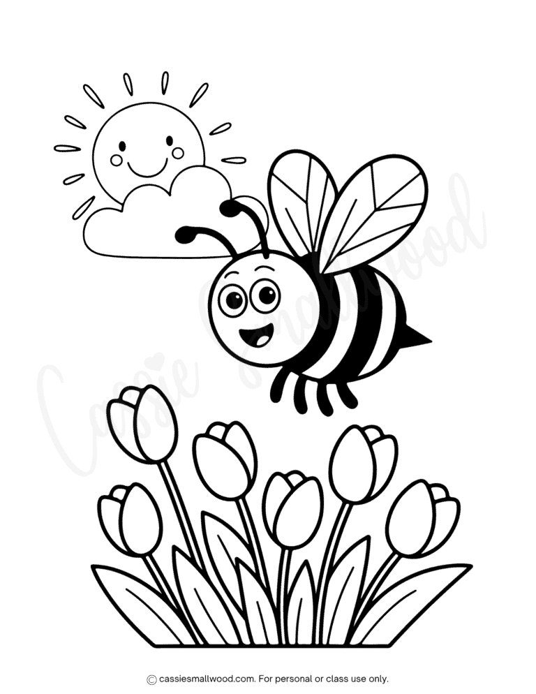 60 CUTE Summer Coloring Pages for Kids (Perfect Indoor Activity ...