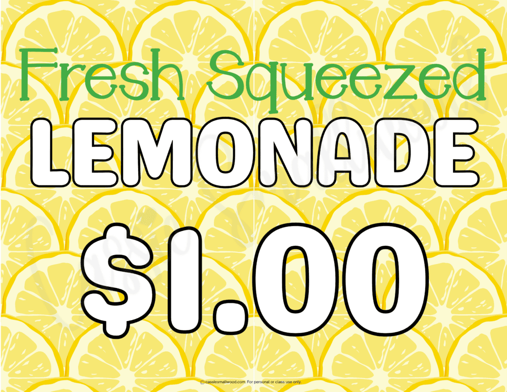 fresh squeezed lemonade sign for kids lemonade stand free printable pdf, homemade lemonade sign paper, cute lemonade stand sign, diy lemonade poster, fresh lemonade flyer