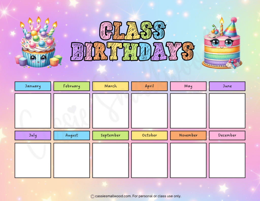 school classroom birthday chart free printable pdf, happy birthday chart primary school, birthday calendar preschool free printable, class birthday tracker poster pdf