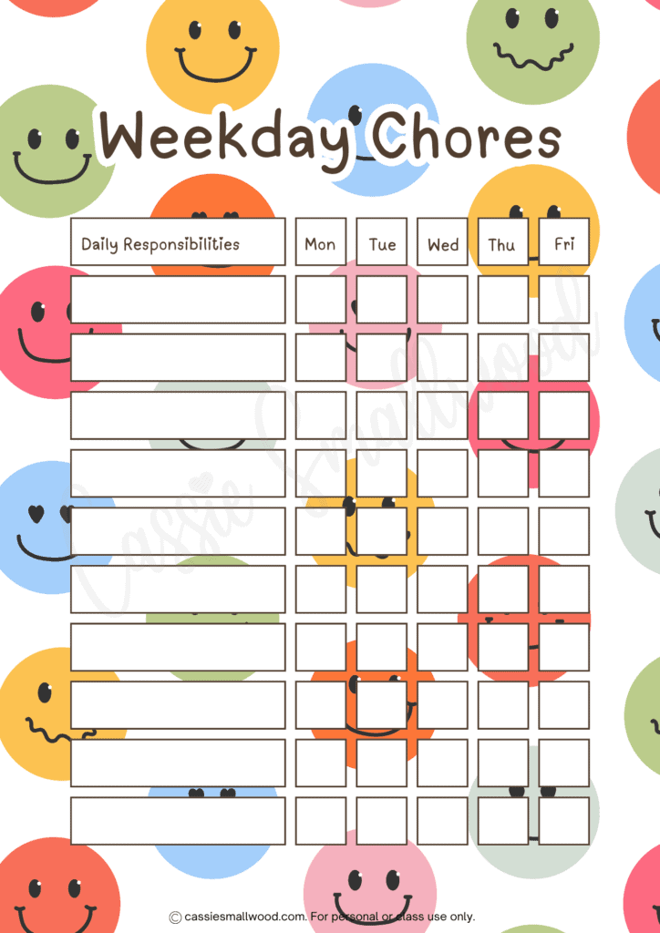 free printable weekly responsibility chart pdf, cute chore chart for kids free printable pdf, weekly chore chart for kids, daily chore chart for kids blank, chore chart for boys free printable pdf