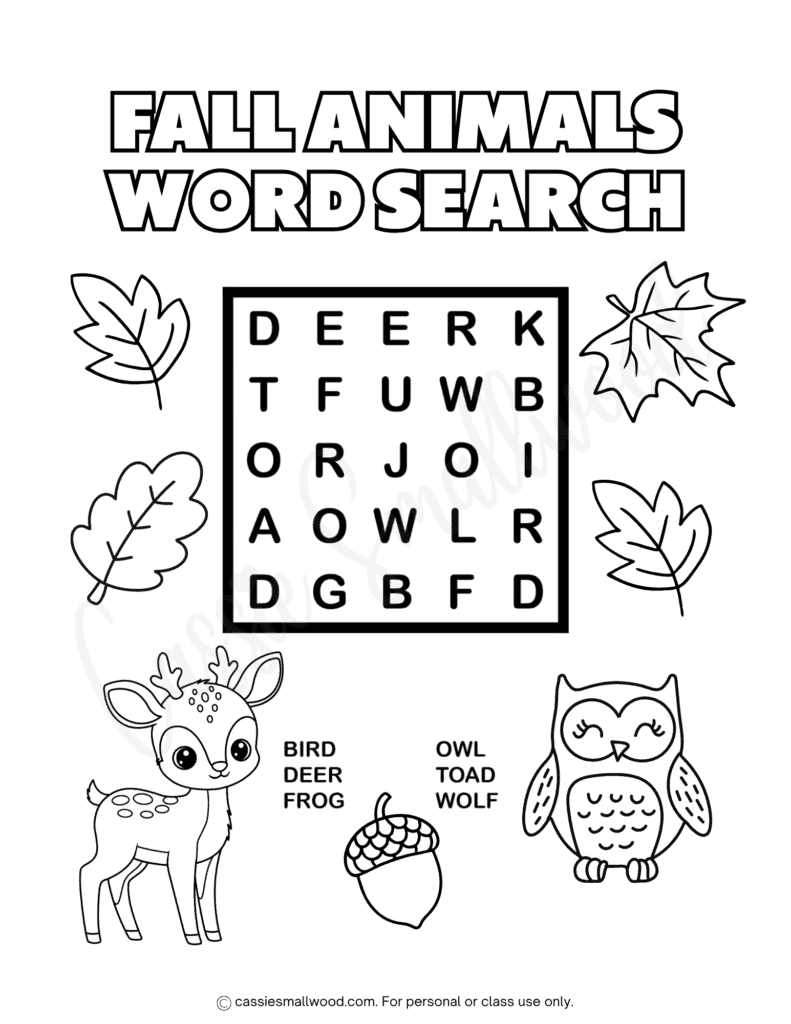 easy fall word search free printable pdf, simple fall word search preschool, easy autumn word search kindergarten, simple fall word find toddlers large print