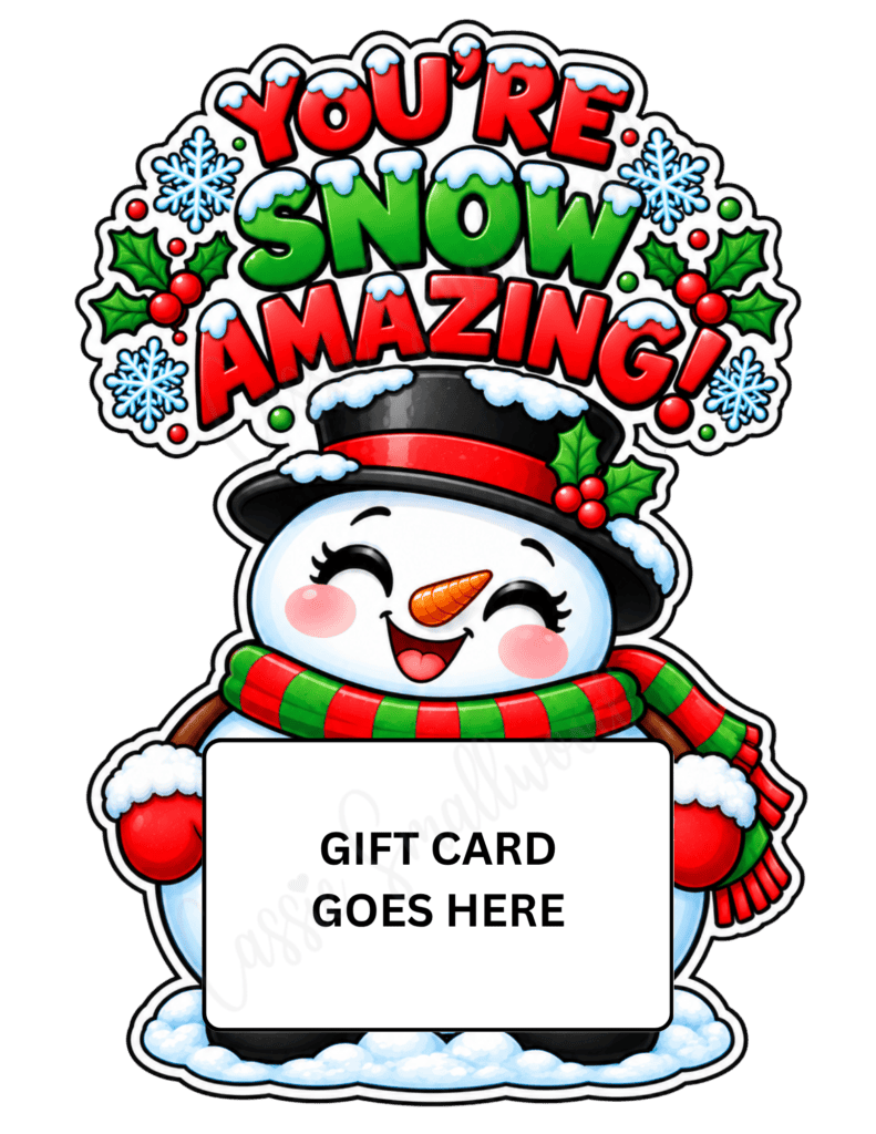 free printable snowman gift card holder for Christmas pdf, Paper Christmas gift card holder cute, gift card holder Xmas, Holiday gift card holder unique, Christmas gift card holder template, how to make a gift card holder out of paper